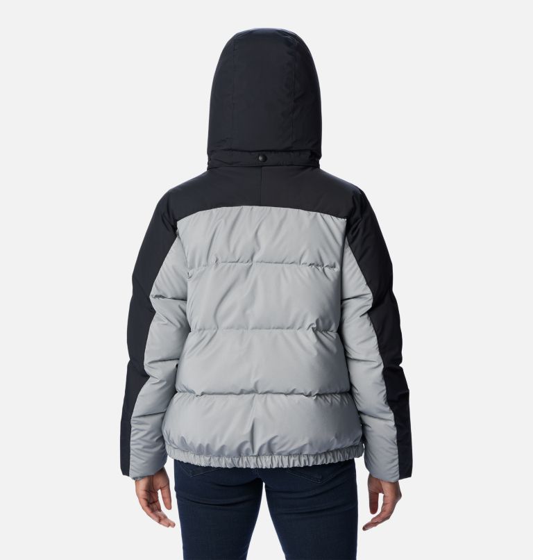 Women's Snowqualmie Jacket, Color: Silver Sheen, Black, image 2