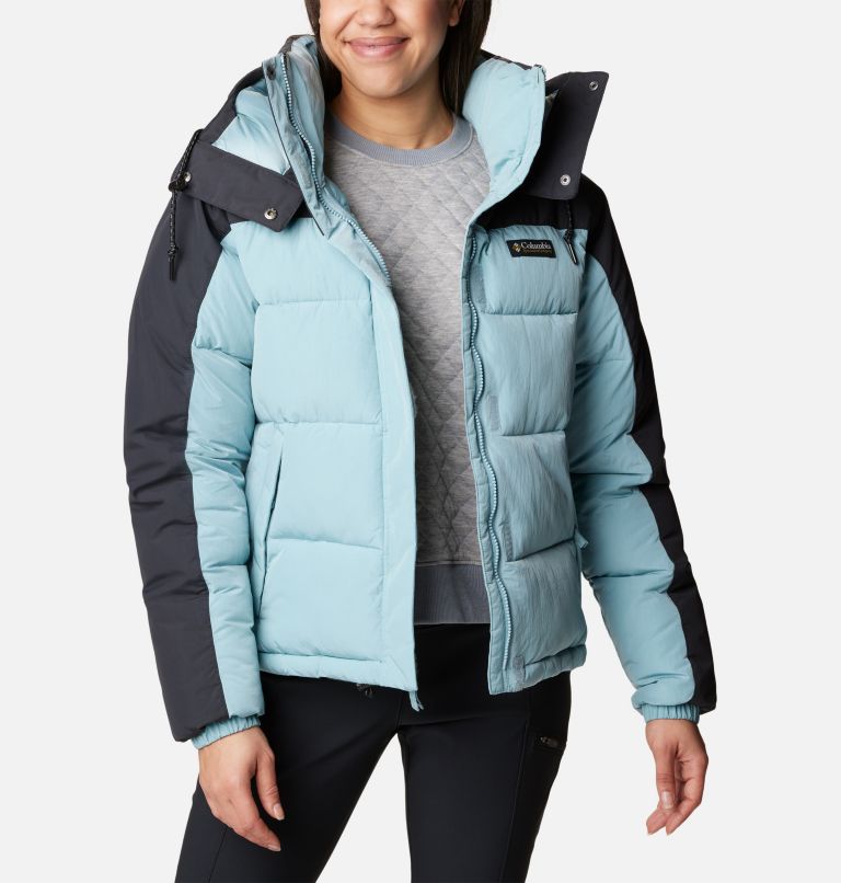 Angel blue best sale north face puffer