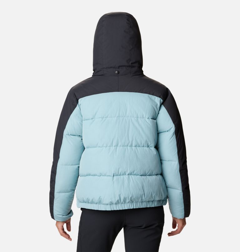 North Face Rain jacket hooded Small blue detachable hood sleeve pockets