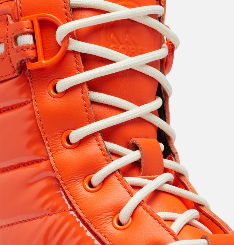 Women's Caribou Royal Boot, Color: Optimized Orange, Chalk, image 9