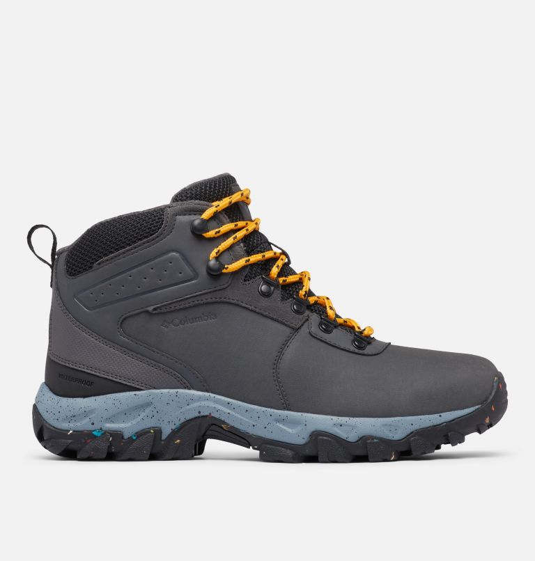 Thumbnail: Men's Newton Ridge Waterproof Omni-Heat II Boot, Color: Dark Grey, Raw Honey, image 1