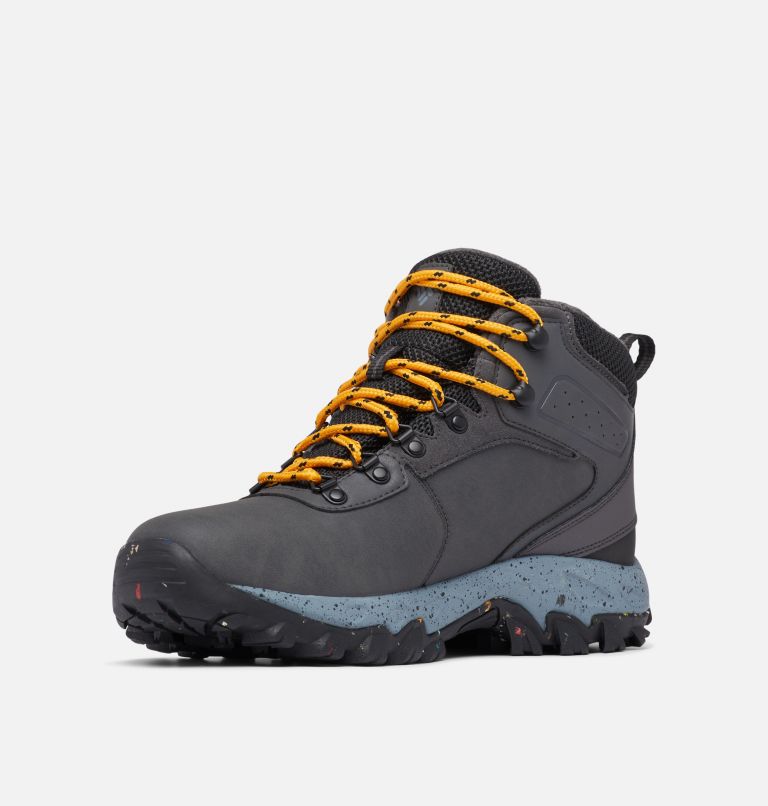 Men's Newton Ridge Waterproof Omni-Heat II Boot, Color: Dark Grey, Raw Honey, image 6