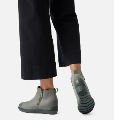 women's evie zip wedge bootie