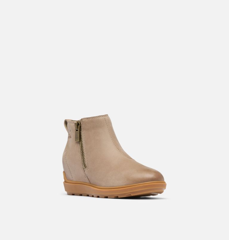 EVIE II Women's Zip Bootie, Color: Omega Taupe, Gum 2, image 7