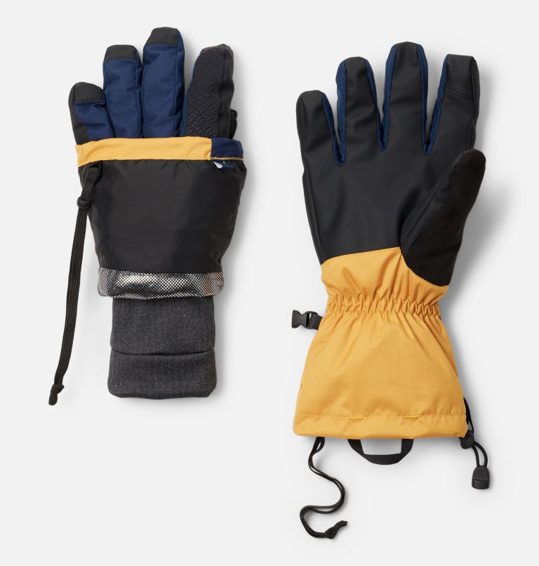 Thumbnail: Men's Bugaboo Interchange Gloves, Color: Raw Honey, Collegiate Navy, image 2
