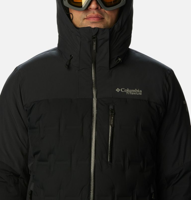 Thumbnail: Veste de Ski en Duvet Imperméable à Capuche Wild Card III Homme, Color: Black, image 4