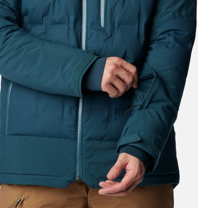Thumbnail: Men's Wild Card III Hooded Waterproof Down Ski Jacket, Color: Night Wave, image 11
