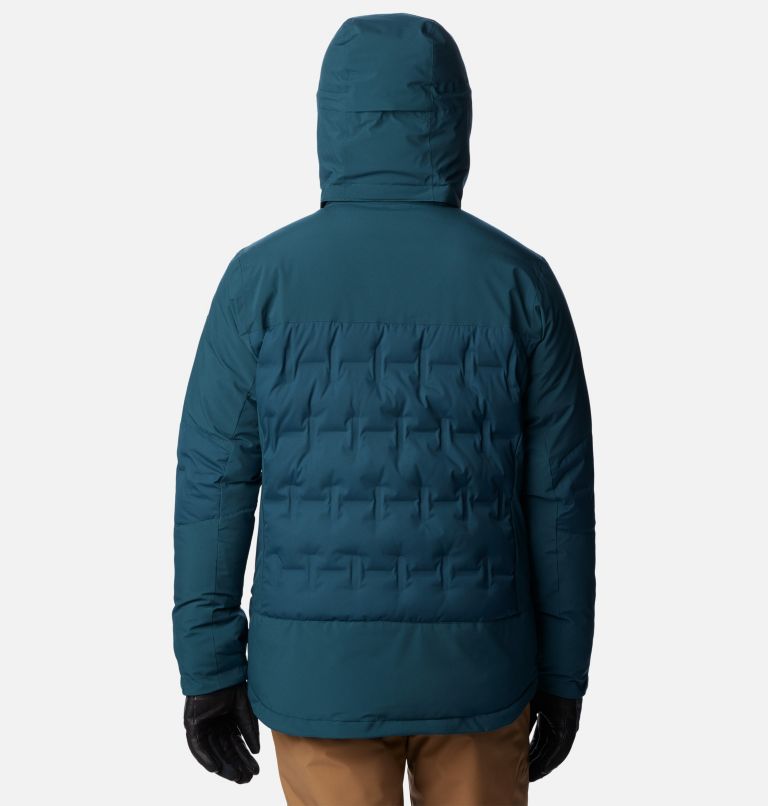 Thumbnail: Men's Wild Card III Hooded Waterproof Down Ski Jacket, Color: Night Wave, image 2
