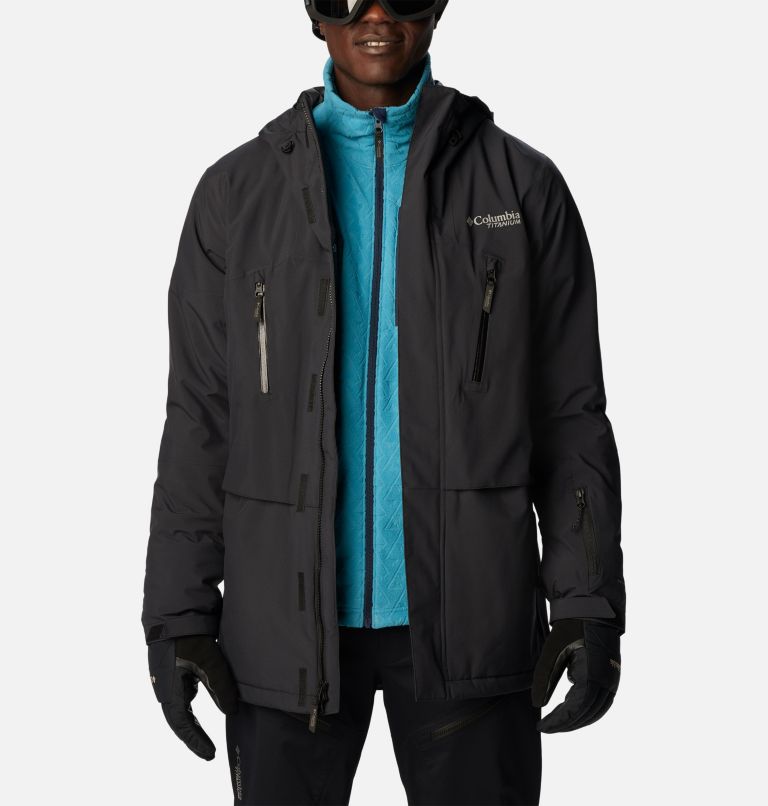 Columbia titanium store black jacket