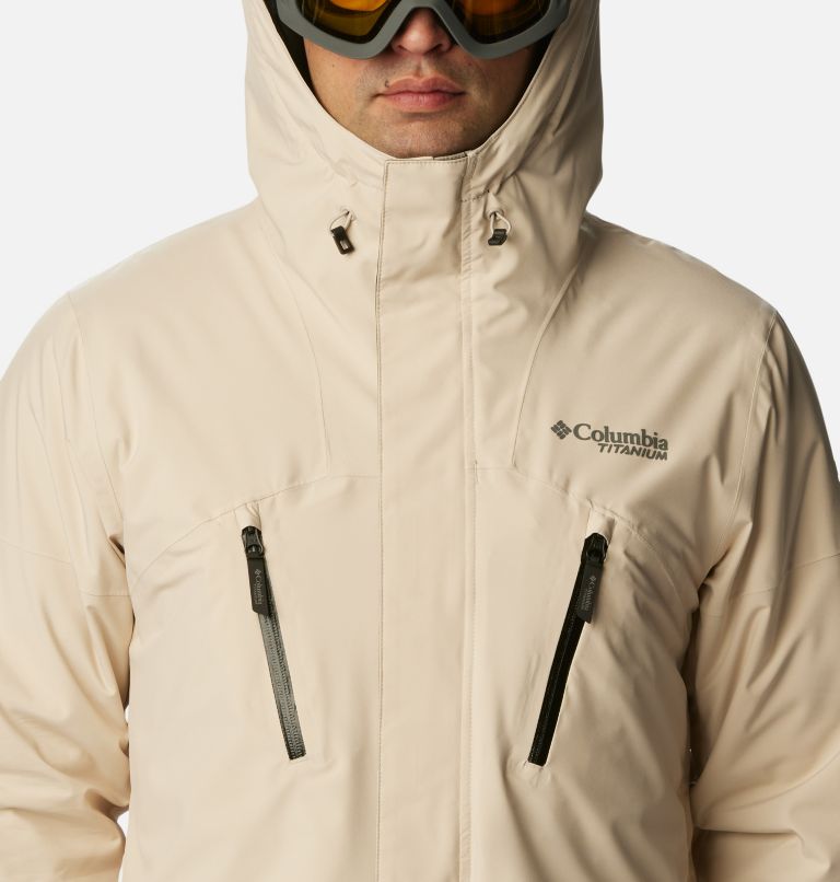 Thumbnail: Men's Aerial Ascender II Waterproof Ski Jacket, Color: Black, Dark Stone, image 4