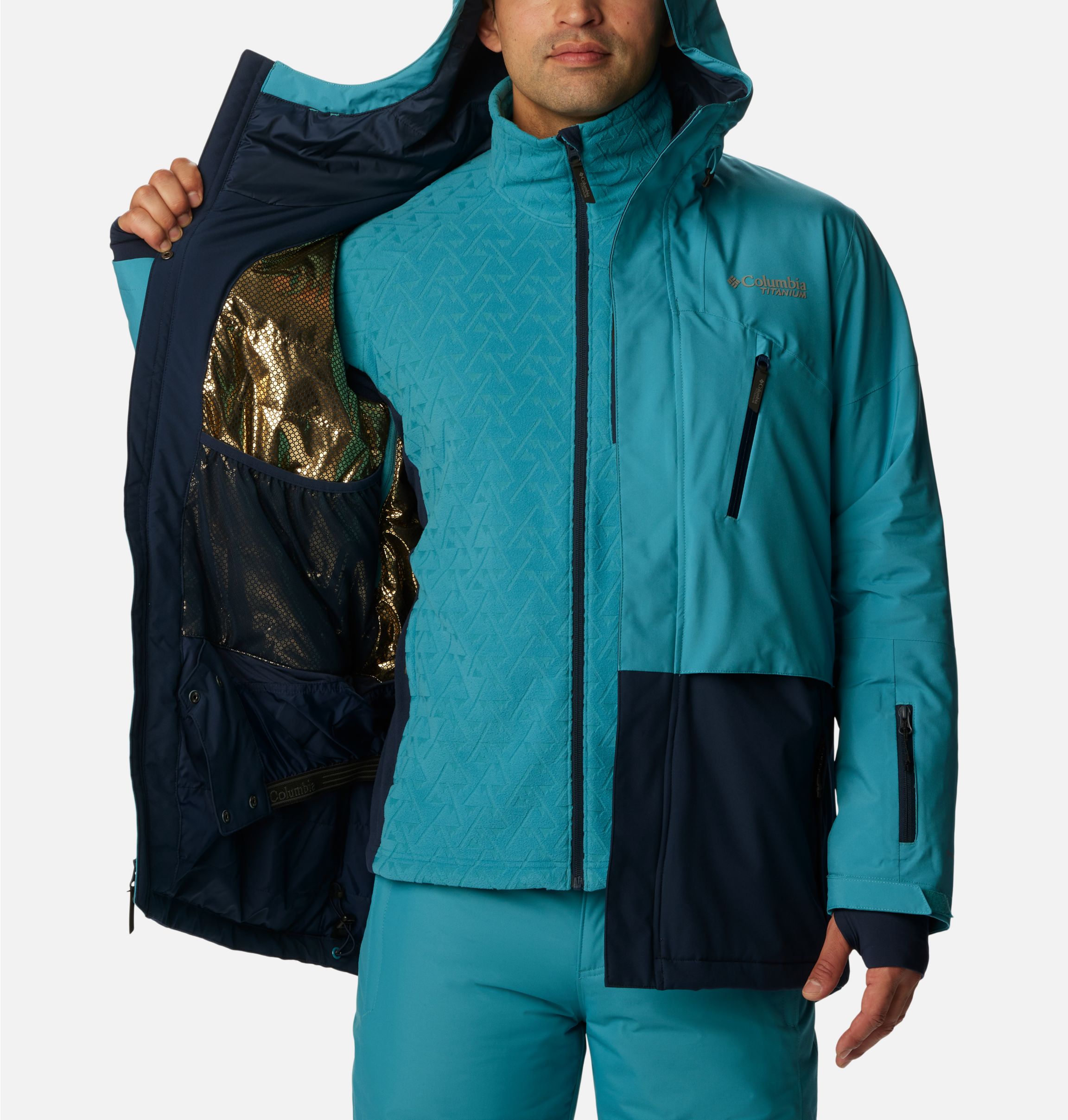 Columbia Aerial Ascender Jacket - Avec Rembourrage - Imperméables - Vestes  - Vêtements Ski Homme en