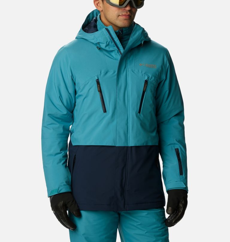 Thumbnail: Men's Aerial Ascender II Waterproof Ski Jacket, Color: Collegiate Navy, Shasta, image 1