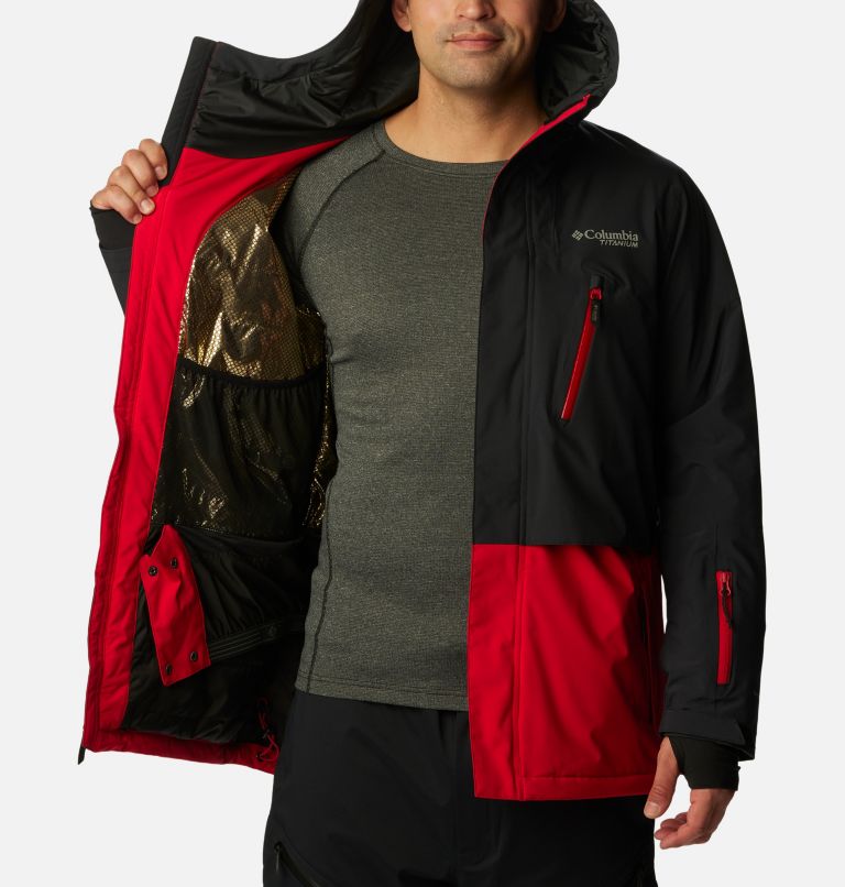 Columbia titanium red outlet jacket