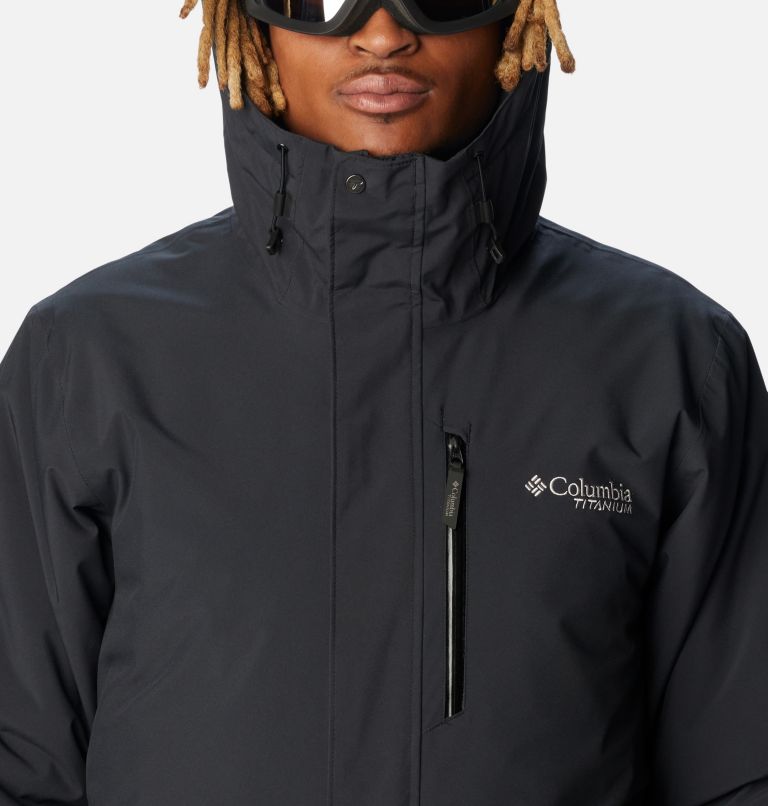 Men's Winter District II Waterproof Ski Jacket, Color: Black, image 4