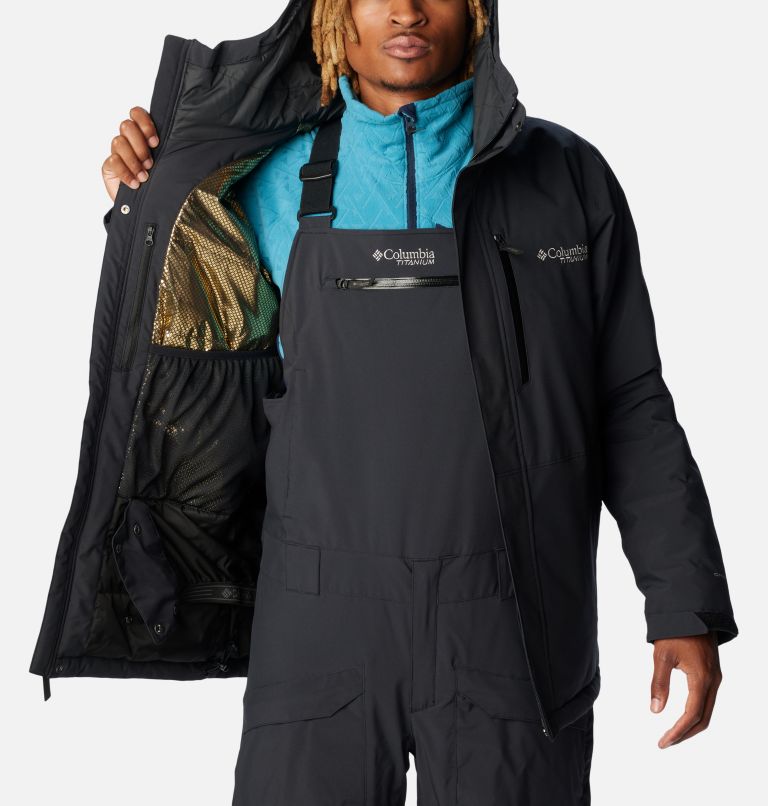 Men's Winter District II Waterproof Ski Jacket, Color: Black, image 5