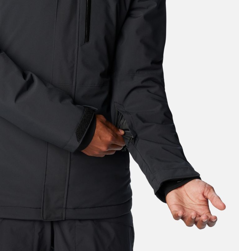 Men's Winter District II Waterproof Ski Jacket, Color: Black, image 8