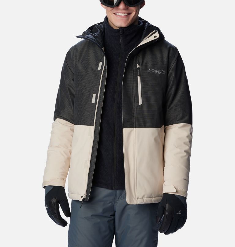 Thumbnail: Men's Winter District II Waterproof Ski Jacket, Color: Dark Stone, Black, image 10