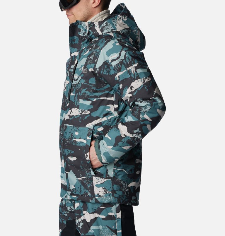 Thumbnail: Men's Winter District II Jacket, Color: Metal Geoglacial Print, image 3