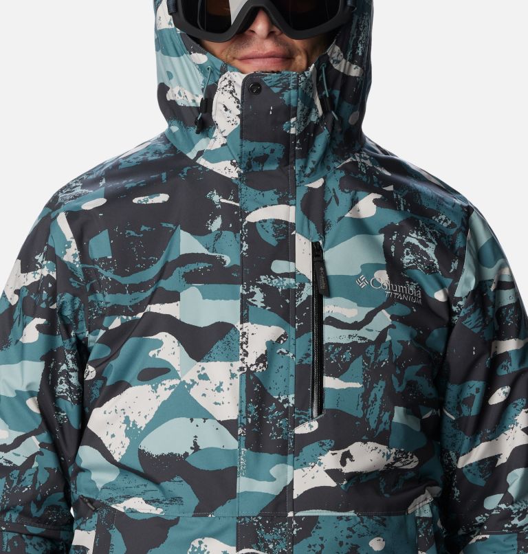 Men's Winter District II Jacket, Color: Metal Geoglacial Print, image 4