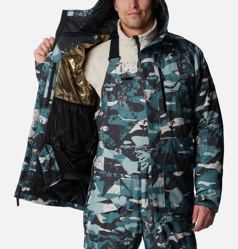 Men's Winter District II Jacket, Color: Metal Geoglacial Print, image 5