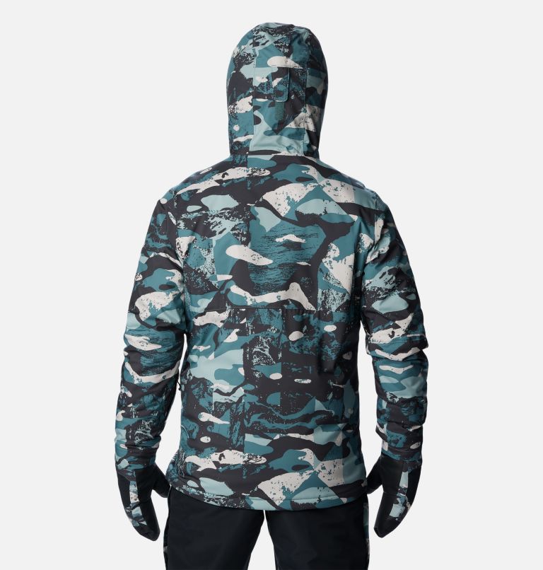 Men's Winter District II Jacket, Color: Metal Geoglacial Print, image 2