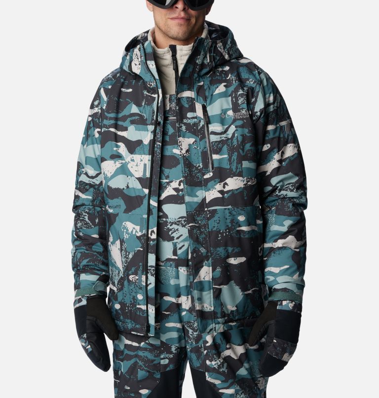 Thumbnail: Men's Winter District II Jacket, Color: Metal Geoglacial Print, image 1