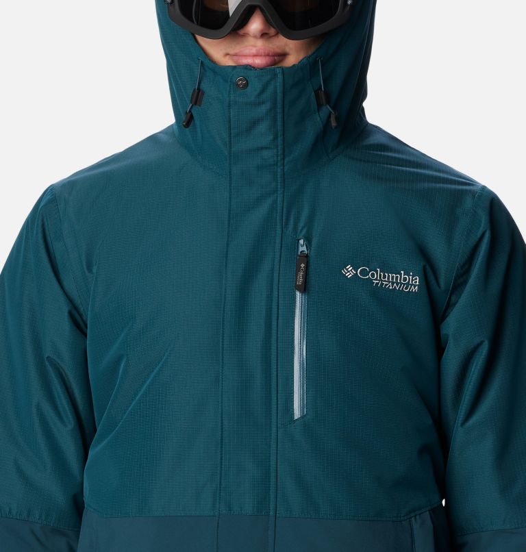 Thumbnail: Men's Winter District II Waterproof Ski Jacket, Color: Night Wave, image 4