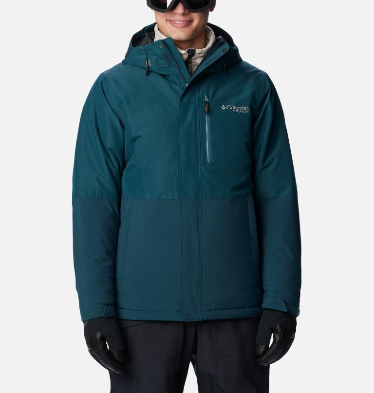 Men's Winter District II Waterproof Ski Jacket, Color: Night Wave, image 1