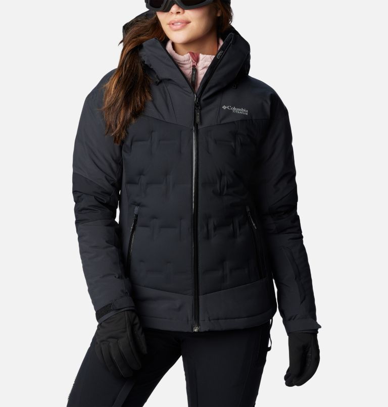 Women's Wildcard III Waterproof Down Ski Jacket, Color: Black, image 1