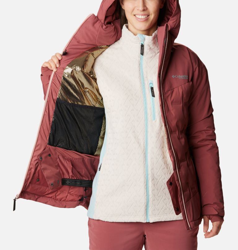 Ladies waterproof down filled on sale jacket