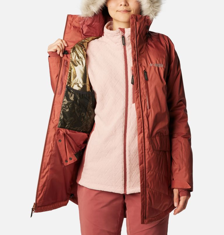 Women's Mount Bindo III Insulated Jacket, Color: Beetroot Sheen, image 5