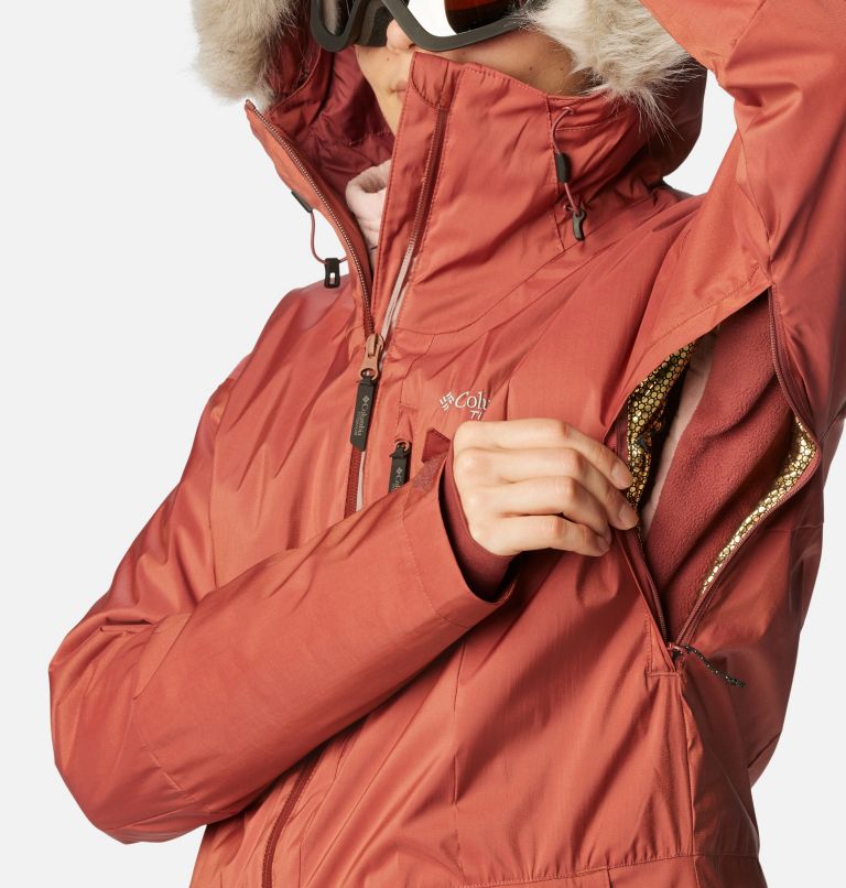 Thumbnail: Women's Mount Bindo III Insulated Jacket, Color: Beetroot Sheen, image 8
