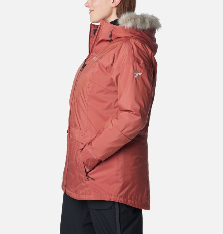 Thumbnail: Women's Mount Bindo III Insulated Jacket - Plus Size, Color: Beetroot Sheen, image 3