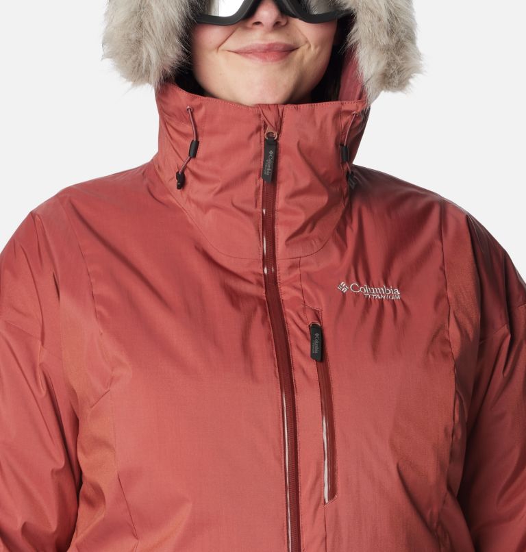 Women's Mount Bindo III Insulated Jacket - Plus Size, Color: Beetroot Sheen, image 4