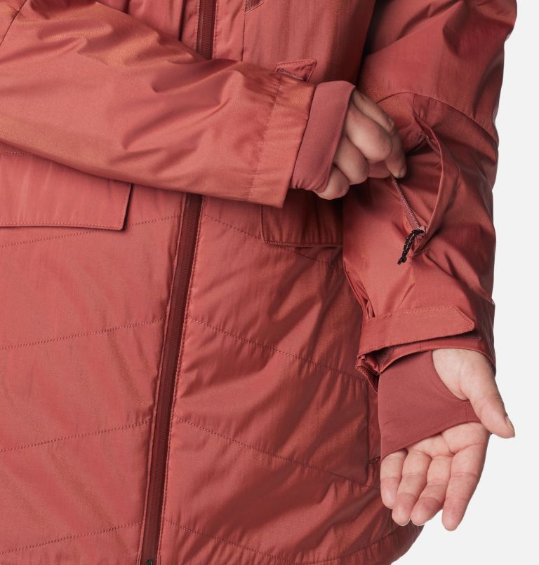 Women's Mount Bindo III Insulated Jacket - Plus Size, Color: Beetroot Sheen, image 9