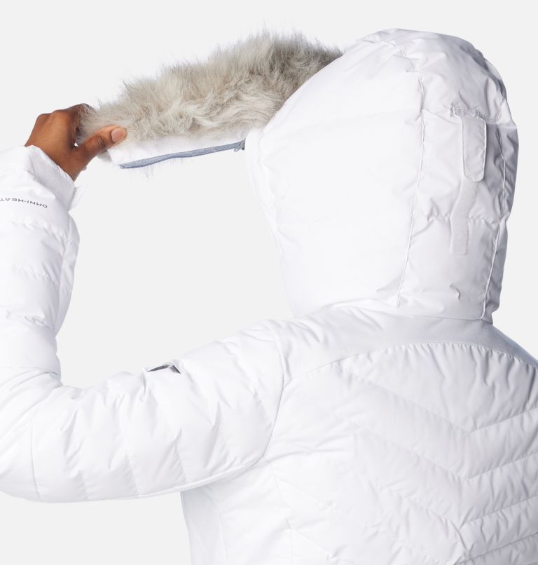 Thumbnail: Women's Bird Mountain II Insulated Down Ski Jacket, Color: White, image 8