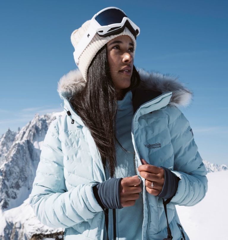 Ski jacket with on sale fur hood womens