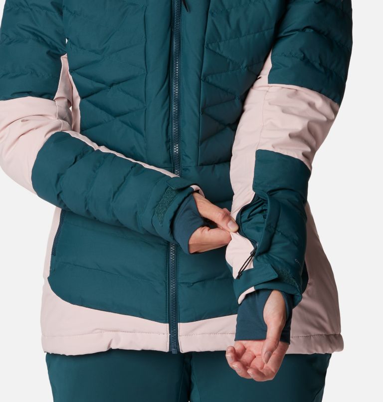 Thumbnail: Women's Bird Mountain II Insulated Jacket, Color: Night Wave, Dusty Pink, image 10