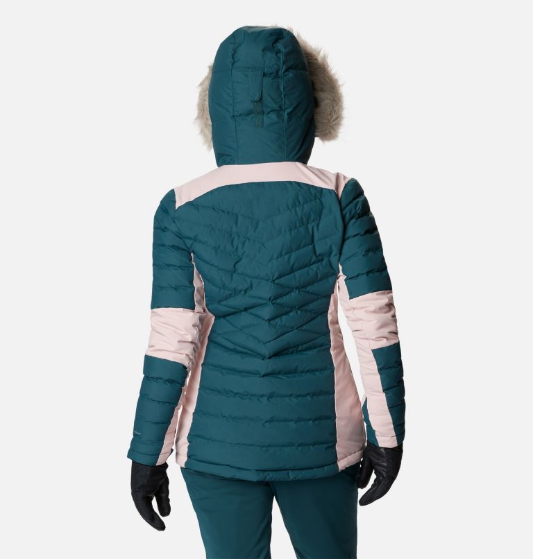 Thumbnail: Manteau isolant Bird Mountain II pour femmes, Color: Night Wave, Dusty Pink, image 2