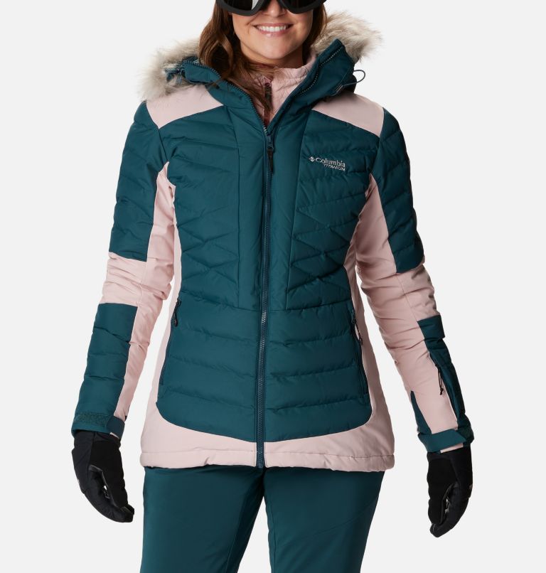 Thumbnail: Women's Bird Mountain II Insulated Jacket, Color: Night Wave, Dusty Pink, image 1