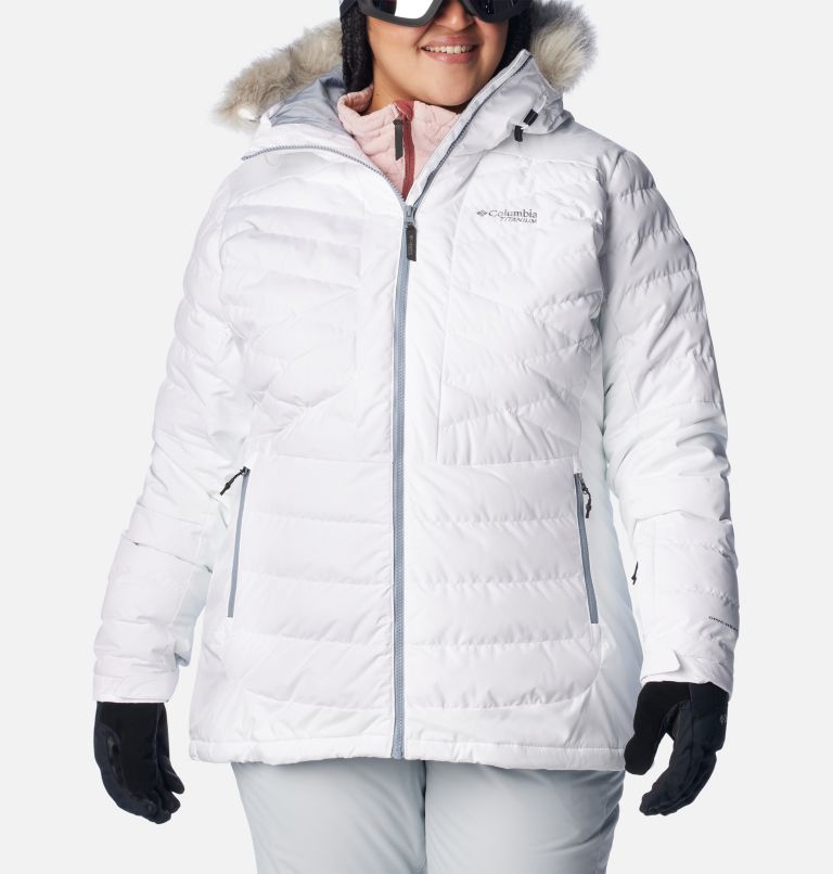 Thumbnail: Women's Bird Mountain II Insulated Jacket - Plus Size, Color: White, image 1