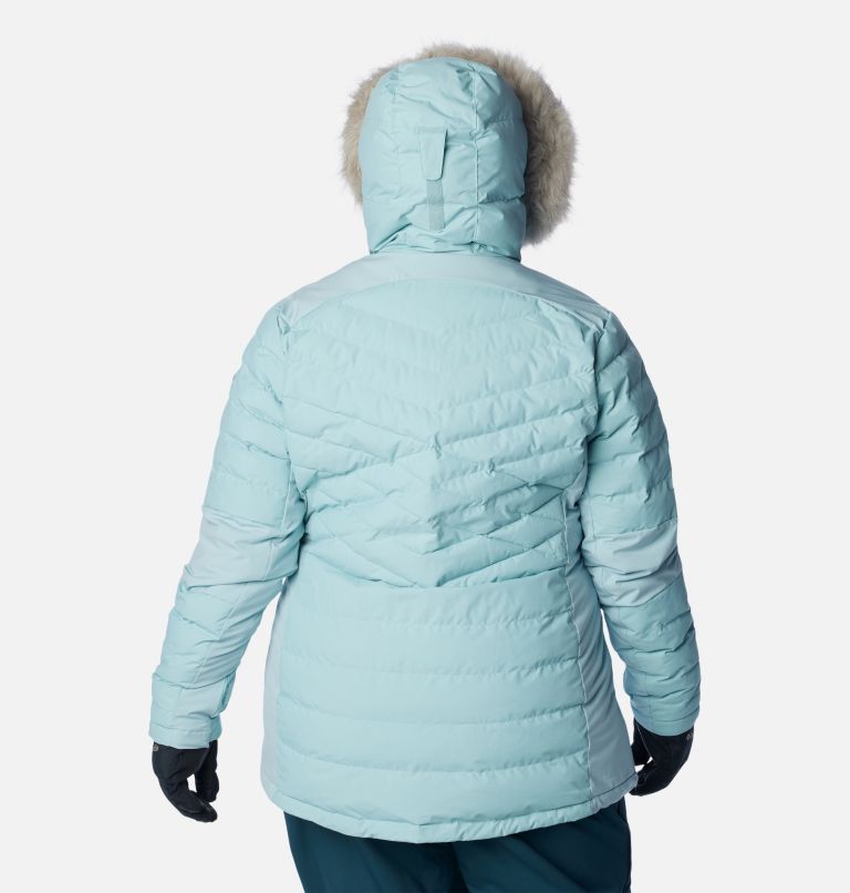 Thumbnail: Women's Bird Mountain II Insulated Jacket - Plus Size, Color: Aqua Haze, image 2