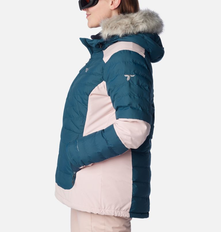 Manteau isolant Bird Mountain II pour femmes – Grandes tailles, Color: Night Wave, Dusty Pink, image 3