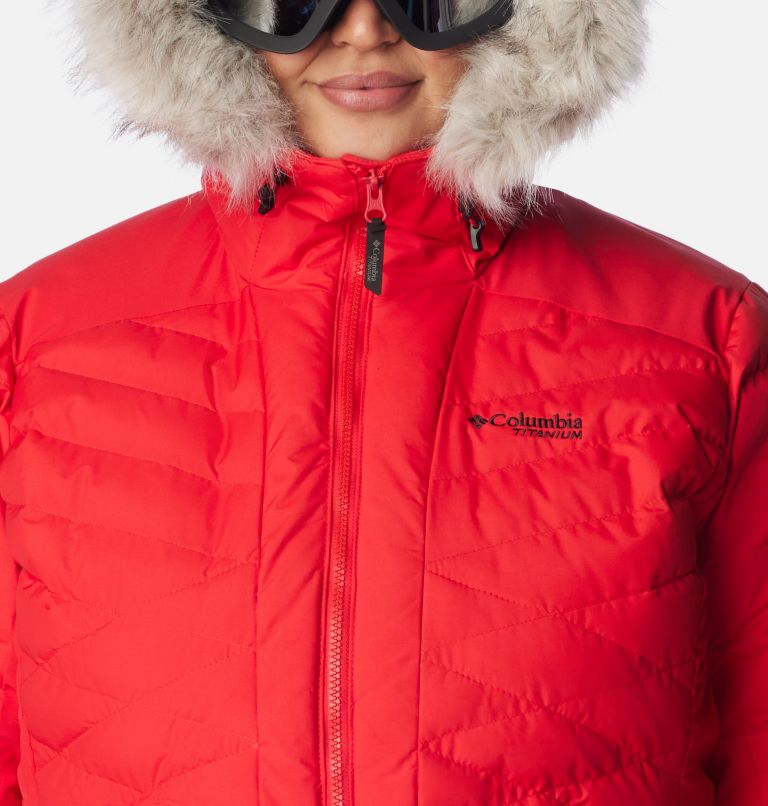 Thumbnail: Women's Bird Mountain II Insulated Jacket - Plus Size, Color: Red Lily, image 4