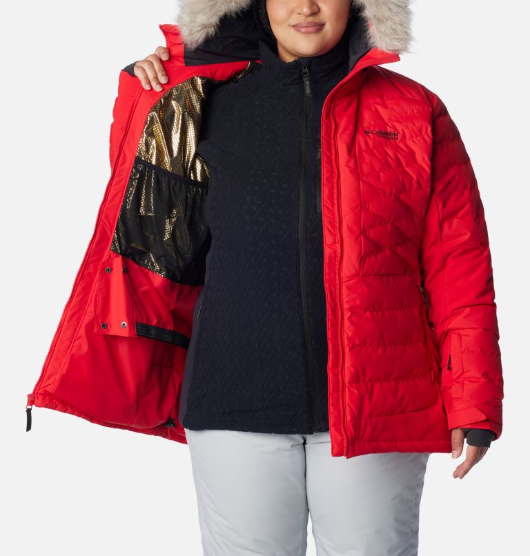 Women's Bird Mountain II Insulated Jacket - Plus Size, Color: Red Lily, image 5