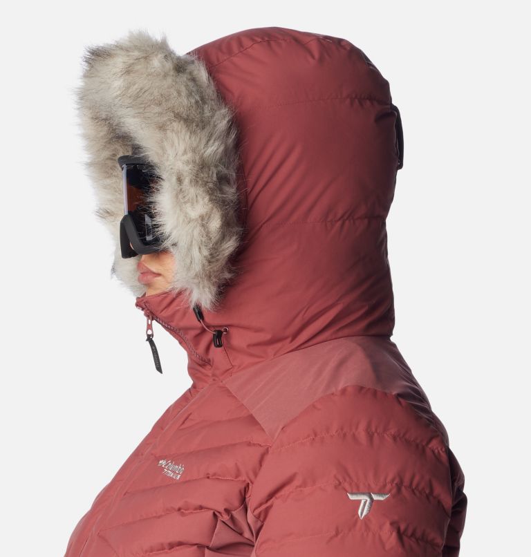 Manteau isolant Bird Mountain II pour femmes – Grandes tailles, Color: Beetroot, image 8