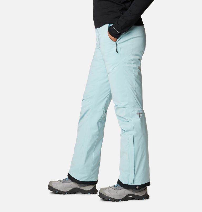 Women's Backslope III Insulated Pants, Color: Aqua Haze, image 3