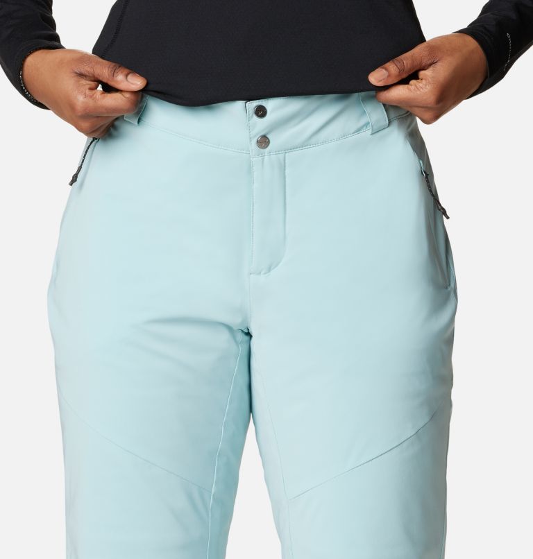 Thumbnail: Women's Backslope III Waterproof Insulated Ski Trousers, Color: Aqua Haze, image 4