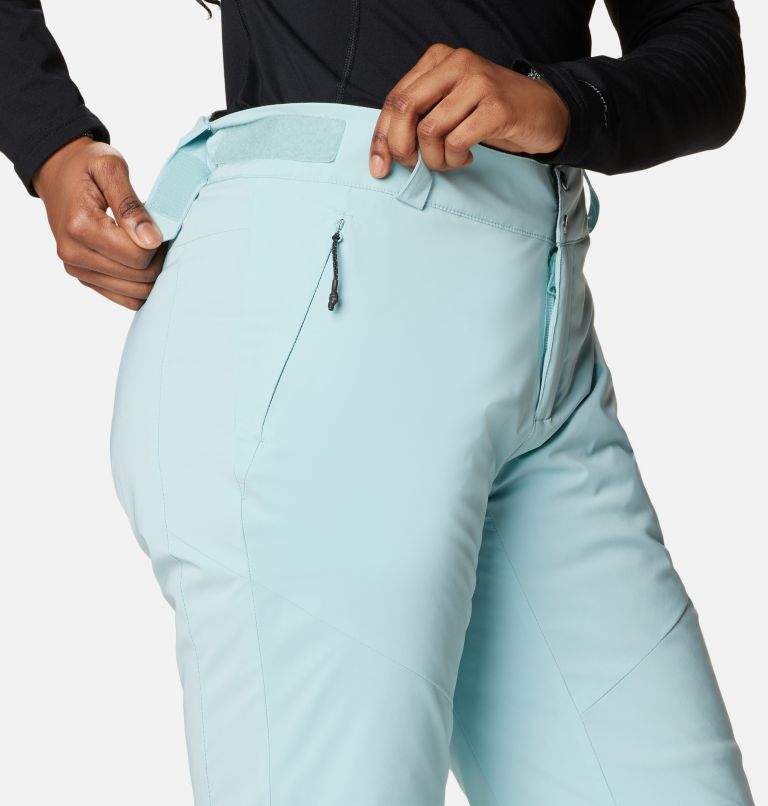 Women's Backslope III Insulated Pants, Color: Aqua Haze, image 6
