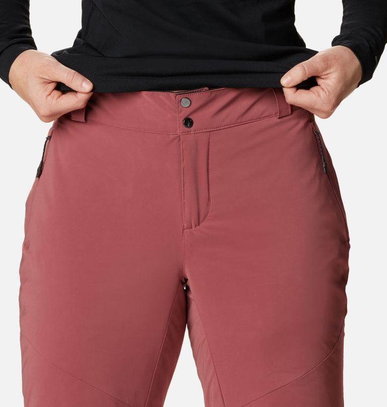Pantalon de Ski Isolé Imperméable Backslope III Femme, Color: Beetroot, image 4